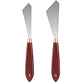 Painting Knife Set Painting Mixing Scraper Stainless Steel Palette Knife Painting Art Spatula with Wood Handle Art Painting K