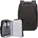 Knack Small Series 2 Laptop Backpack Fits up to 16 Inch Laptops - Knack Bags Carry-On Backpack, TSA Approved, Expandable Travel Backpacks With 2 Day Outfit Capacity, Midnight Black