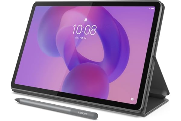 Lenovo Idea Tab - College Tablet - 11″ 2.5K IPS Touchscreen Display - 90Hz - MediaTek Dimensity 6300-4 GB Memory - 128 GB Storage - Integrated Arm Mali-G57 MC2 - Tab Pen and Folio Case