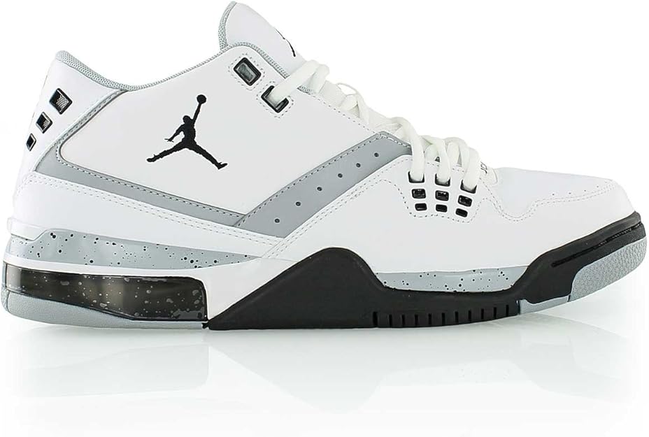 Jordan Flight23, White/Black-Wolf Grey, GrÃ¶Ãe 45 1/2,Jordan Flight23, White/Black-Wolf Grey 