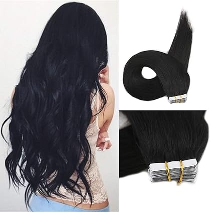 Full Shine Tape In Hair Extensions 12 Inch Short Human Hair Tape