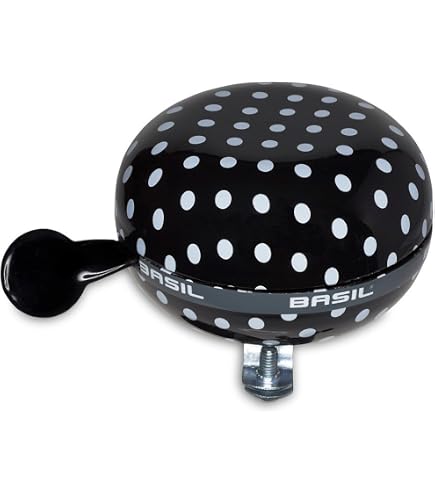 Amazon.com: Basil Polkadot Big Bicycle Bell - Ding Dong - 80mm