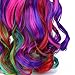 Colorful House Women's Long Wavy Rainbow Cosplay Costume Party Wig (28