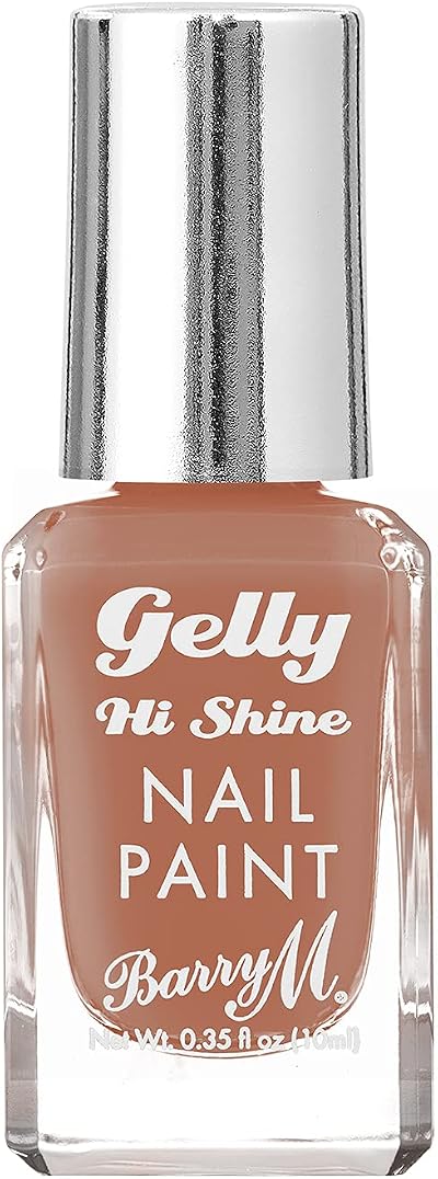 Barry M Gelly Nail Paint Nude Café au Lait Gel-Like Finish