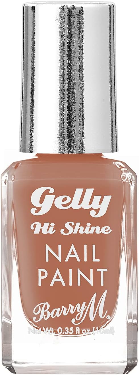 Barry M Gelly Nail Paint Nude Café au Lait Gel-Like Finish