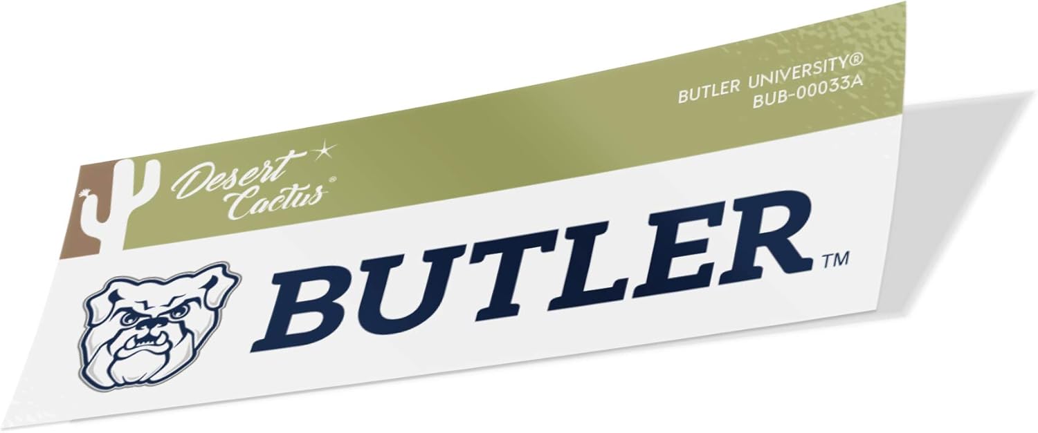 Butler University Bulldogs NCAA Vinyl Decal Laptop Water Bottle Car Scrapbook (Sticker - 00033A)