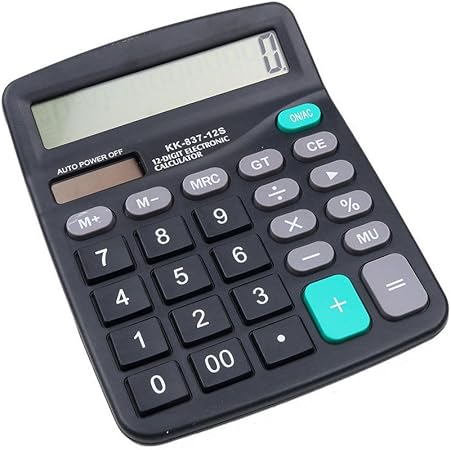 Choppywave Tragbare Buchhaltungsrechner Solarbetrieben 12