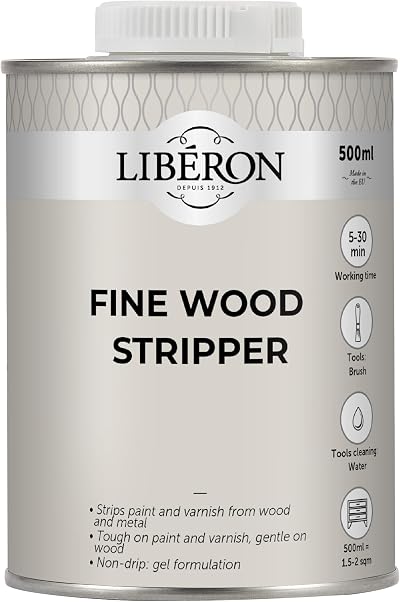 Libéron Fine Wood Stripper 500ml - Gel, Methylene Chloride Free