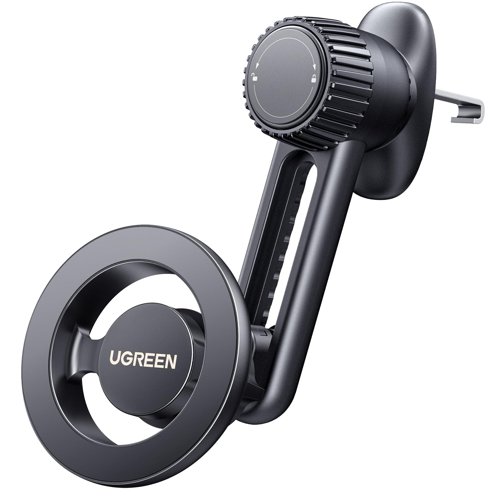 UGREEN MagSafe Autohalterung [Anti-Fall, Magnetverschluss] Handyhalterung Auto Magnet Kfz Handyhalterung für lüftung kompatibel mit iPhone 17 16 15 14 13 12 Pro Max Plus Mini, MagSafe Hülle