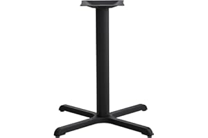 CenPro Commercial 22"x22" Table X-Base with 3" Table Height Column for Restaurants, Bars, Banquets