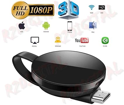 Linq Dispositivo Display Dongle Hdmi Wireless Chromecast Google Mirascreen Media Video Stream Senza Fili Smartphone Tablet Notebook