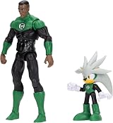 Sonic the Hedgehog DC X Sonic Silver as Green Lantern 6cm 13cm Pack view 5