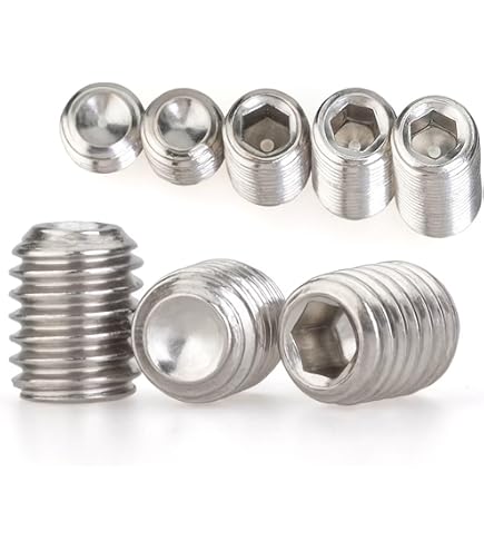Primeonly27 1/4-28 x 1/4 Inch Hex Drive Cup Point Grade 18-8