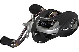 Fishdrops Superior Baitcaster Reels 11+1 Shielded Stainless Steel Ball Bearings Baitcasting Reel，17.5LB Drag with Magnetic Br