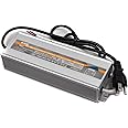 150W 12V LED Driver, IP67 Waterproof, LED Transformer, LED Power Supply Adapter 90-260V AC to 12V DC Low Voltage Output Thinner and Durable Low Voltage Power Supply for LED Strip Lights LED Module