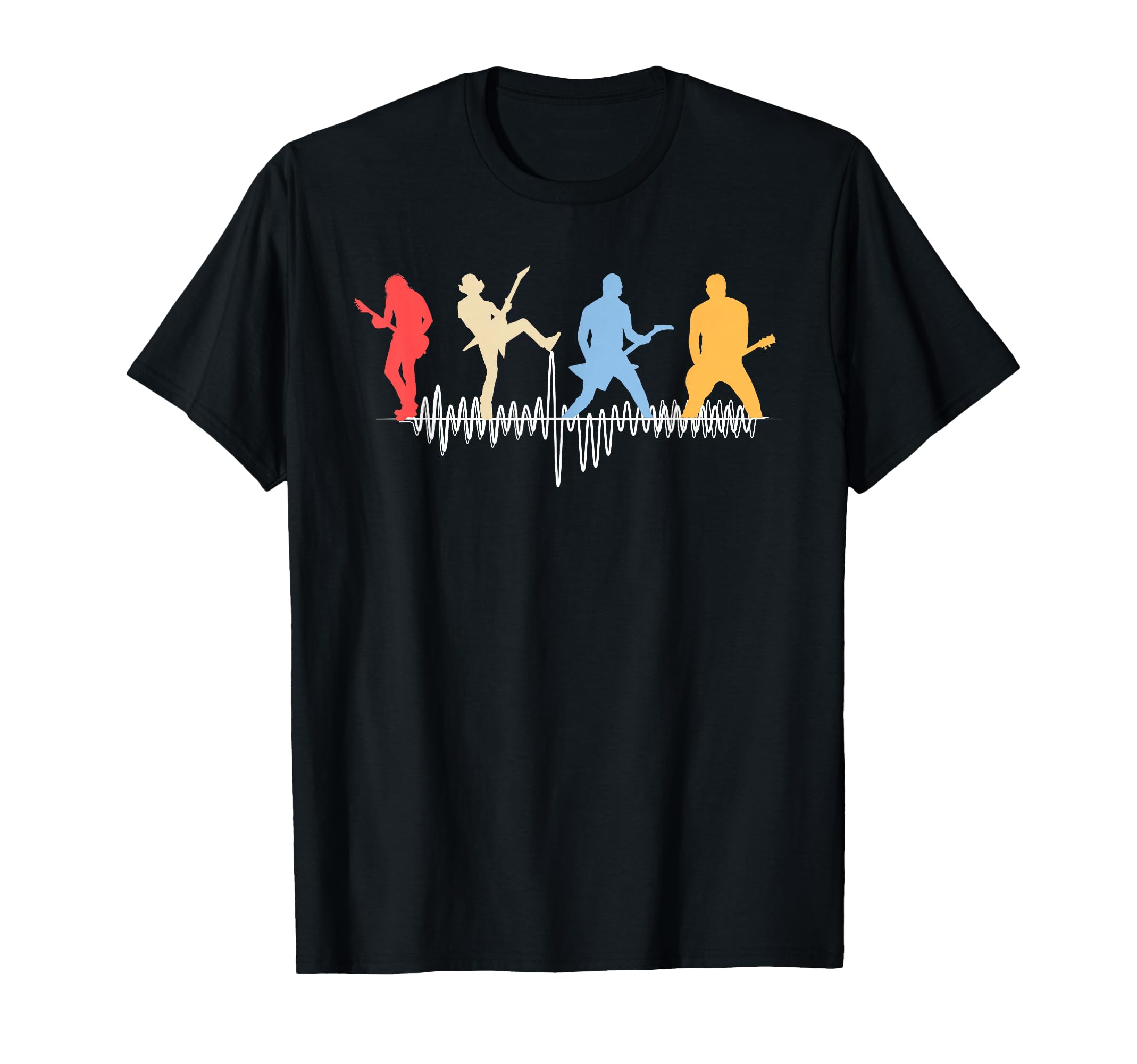 Guitar Player Guitarist Retro Vintage T-Shirt