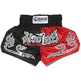 NAMAZU Muay Thai Shorts for Men and Women, High Grade MMA Gym Boxing Kickboxing Shorts.