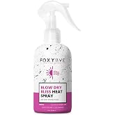 FoxyBae Heat Protectant Spray - with Biotin - Thermal Protection for up to 450ยฐF - More Volume, Less Damage - Blow Dry Bliss