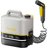 Fanttik NB10 Nano Portable Cordless Electric Sprayer w/2.1Gal Tank, HD LED Display, 4000mAh Lithium Battery &amp; Built-in Camping Light, Light Cleaning Portable Washer for Pets, Filters &amp; Camping