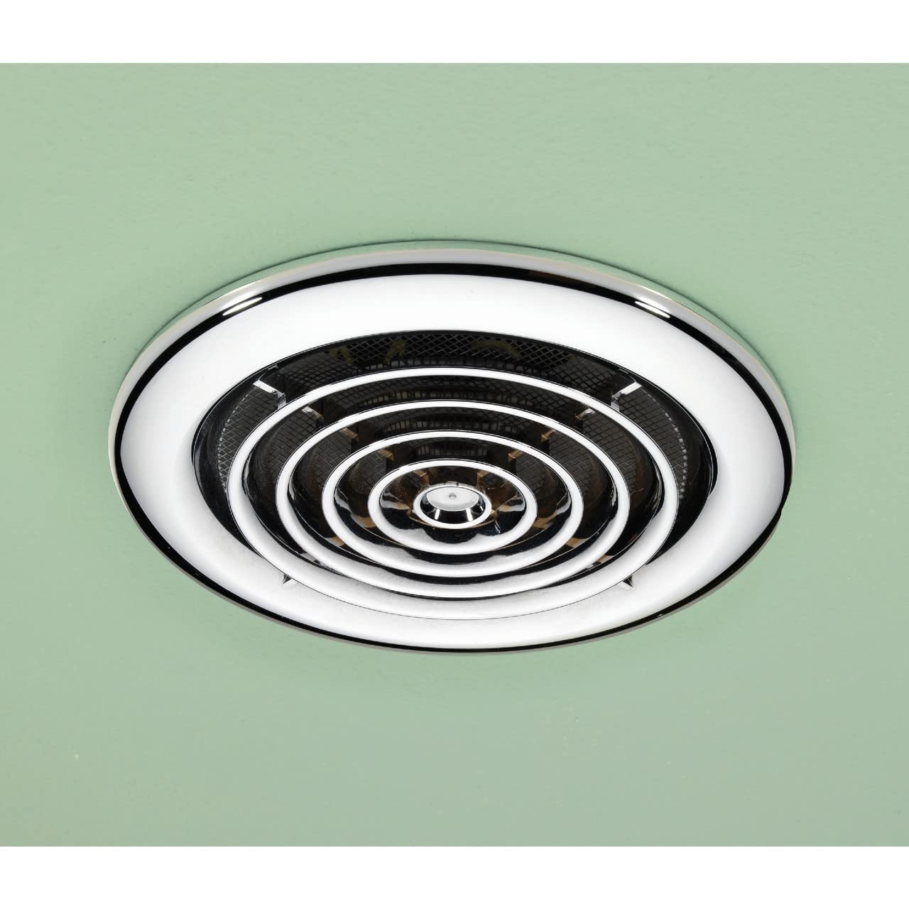 HIB Turbo Chrome Bathroom Inline Extractor Fan