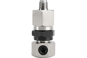 VIPIH Oil Pressure Sensor Adapter For Honda Acura RSX 2002-2006 K Series K20 K24 1/8 BSPT Thread V4 Upgraded 1/8NPT Plugs