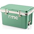 RTIC Ultra-Light 32 Quart Hard Cooler Insulated Portable Ice Chest Box for Drink, Beverage, Beach, Camping, Picnic, Fishing, Boat, Barbecue, 30% Lighter Than Rotomolded Coolers