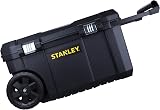 Stanley Rolling Toolbox Chest 50L Heavy Duty Latch 2 Lid Organisers STST1-80150 view 3