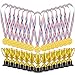 Biubee Pack of 72 Children's Golden Plastic Award Medals Trophy Set- 36Pcs Winner Medals Plus 36 Pcs Trophies for Sports, Competitions, Celebration and Party Favors