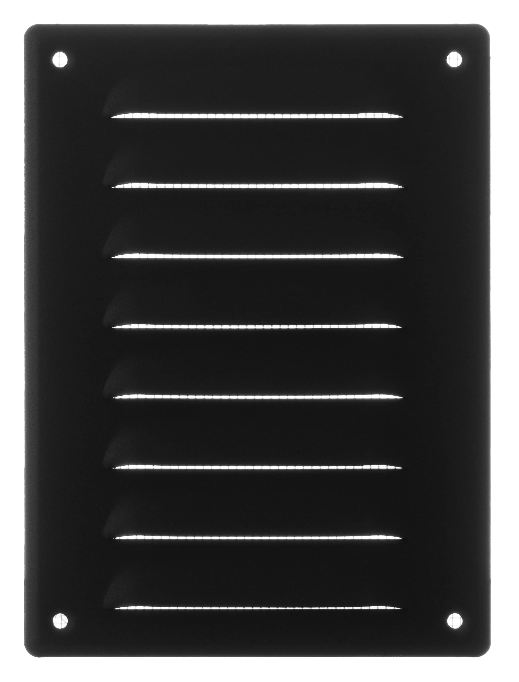 Steinberg14 Anthracite 140x190mm Metal Air Vent Cover with Insect Mesh - 5.5x7.5 inch Ventilation Grille - Rectangular Air Vents for Outdoor and Indoor - Air Vent Register for Walls and Ceilings