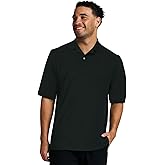 Jerzees Mens Men's Short Sleeve Polo Shirts, Cotton Blend, Two Button Closure, Regular Fit, Sizes S-5x