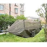 TOPBY Portable Parachute Nylon Fabric Double Travel Camping Hammock