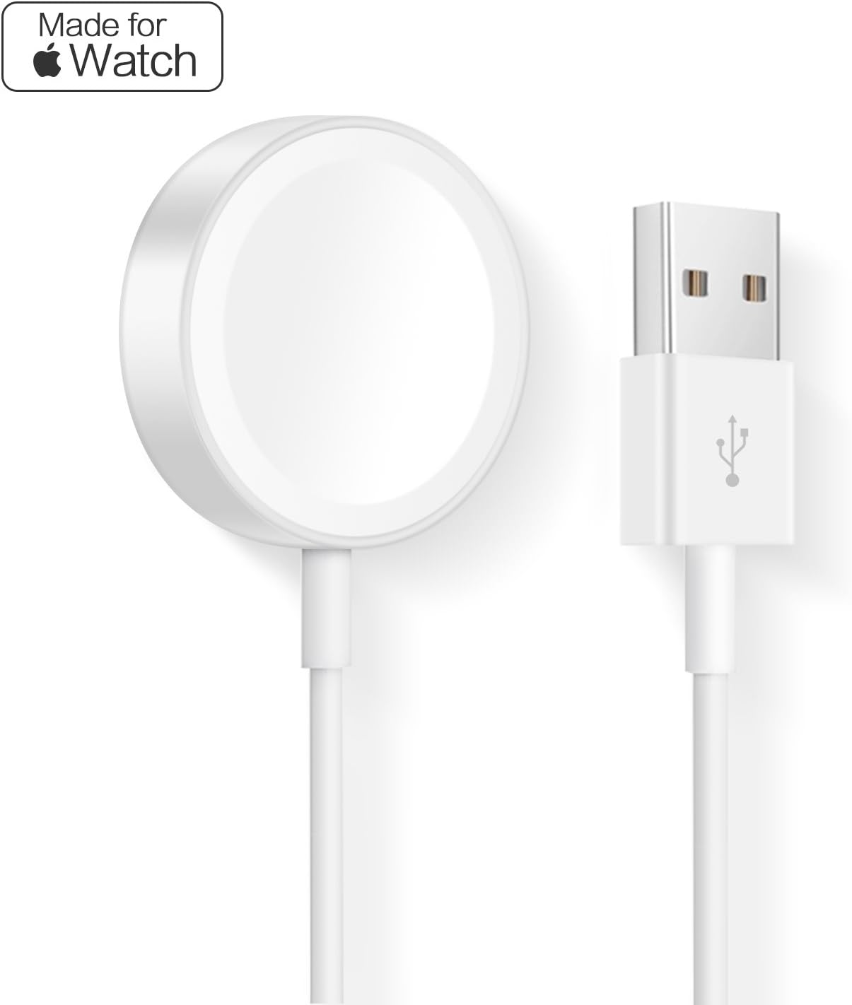 Watch Charger, Phone Wireless Charger Replacement, Ultra-Thin 2 in 1 Qi Charging Pad Stand Compatible Watch Series 1/2/3 Phone X Phone 8/8Plus Samsung Galaxy Note