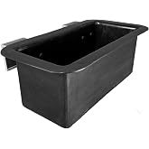 Bucket Truck Parts Tool Tray, Bucket Tool Organizer, Plastic, Heavy Duty | Securely Hangs Over Bucket Lip, Holds Equipment and Tools, 18in Wide x 8in x 8in Deep, Outside Mount, Rated for 40 Lbs