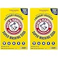 ARM & HAMMER Super Washing Soda Household Cleaner and Laundry Booster, Versatile Natural Home Cleaner, Powder Laundry Additive, 55 oz Box (Pack of 2)