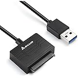 Salcar USB 3.0 SSD 2,5 Zoll SATA Festplatte Adapter Konverter [Optimiert f&uuml;r SSD, Unterst&uuml;tzung UASP SATA III]