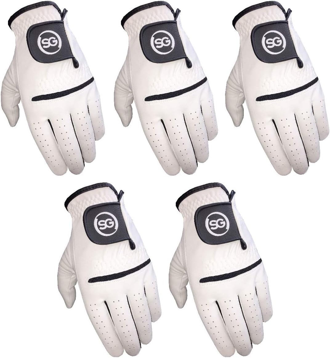 HCube SG Men All Weather Golf Gloves Cabretta Leather Palm Patch and