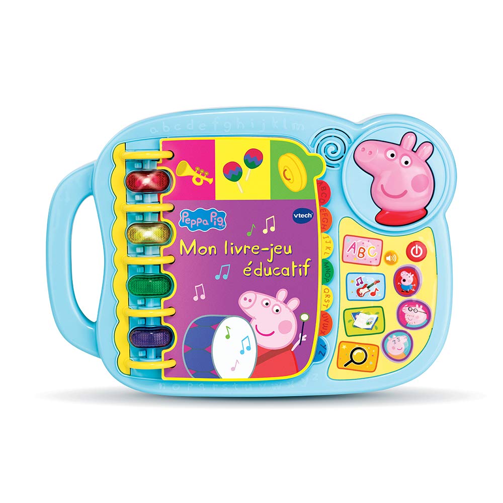 Vtech - Peppa Pig - Mon Livre-Jeu Éducatif – Livre Enfant/18 Mois – 5 Ans – Version Fr 518005 Multicolore
