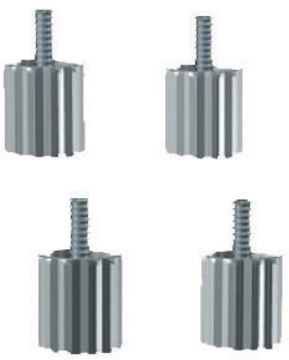 Schneider Elec PUE – MAM 38 11 – Game Foot Levelling Fixed 42 mm (4U)