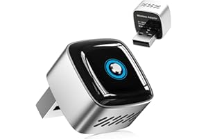 Wireless CarPlay Adapter & Android Auto Wireless Adapter,2-in-1 Plug & Play Fast Connect,Low Latency Mini Dongle, 1-Click Swi