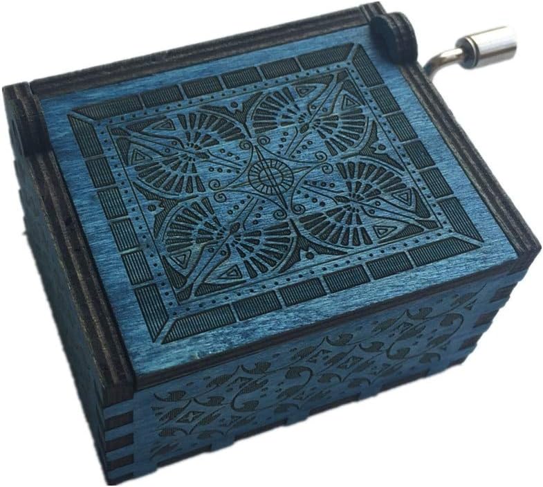 VDV Caja de música Caja de música Antigua Tallada con diseño ...