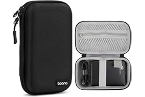 Tiny Chou Electronic Organizer, Portable Travel Cable Organizer Case Pouch, Waterproof Electronic Accessories Hard Shell Stor