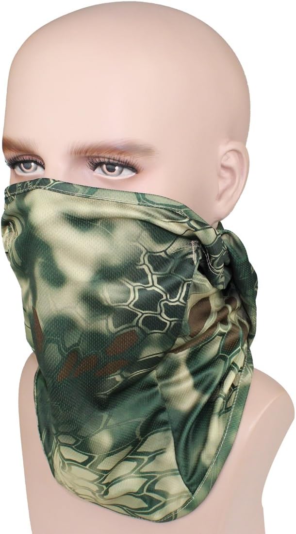 GANWAY Pack of 2 Outdoor Accessories Hunting Fishing Cap Thin Camo Ski Mask Camouflage Motorcycle Headgear Sun Balaclava Hat : Sports & Outdoors