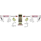 Skyjacker 7203 High Clearance Dual Steering Stabilizer Kit fits 2007 2017 Wrangler JK | Improves Handling &amp; Extends Life | Dampens Harshness | Reduces Driver Fatigue