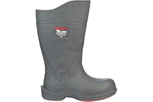 Tingley Flite 28259 Safety Toe Knee Boot with Safety-Loc Outsole, Mens 9 / Womens 11, Gray/Orange