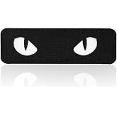 M-Tac Cat Eyes - Glow in The Dark - Morale Patches Tactical Patch Military Combat Hook Fasteners (Black - GITD)