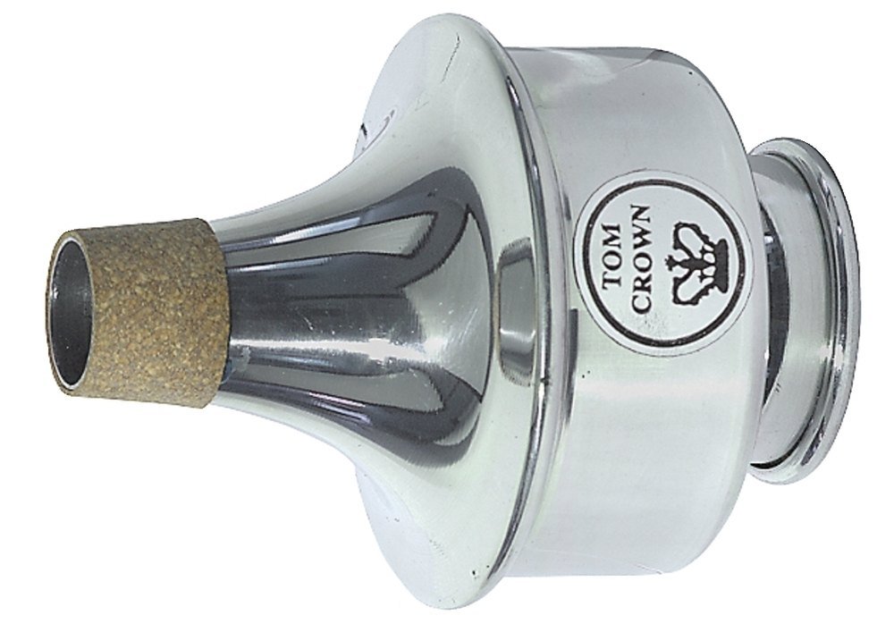 Tom Crown mute Wow-Wow piccolo trumpet, aluminium body