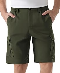 SIX ISLANDS Men's Cargo Shorts 9" Inseam Elastic