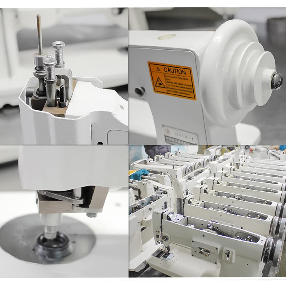 Handle Operated Single Needle Chain Stitch Embroidery Machine - Replacement Vintage Cornely Singer 114w103 - Universal Feed Designs Chainstitch & Moss Stitch