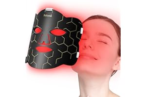 HOTTOERAK LED Red Light Therapy for Face Near Infrared Light Therapy 660nm & 850nm Wavelength for Home Use