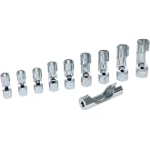 Lisle 12030 Flare Nut Socket Set, 10 Pc.